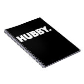Funny Hubby Husband Gift Notitieboek (Rechterzijde)