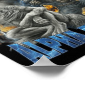 Funny Human By Chance Alpha By Choice Wolf Matchin Poster (Hoek)