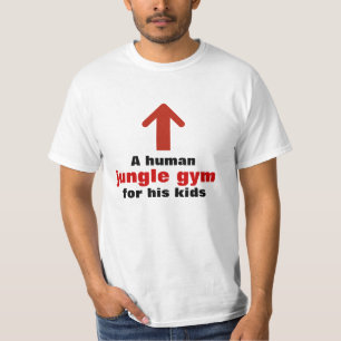 Funny Human Oerwoud Gym Dad T-shirt
