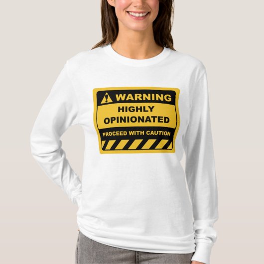 Funny Human Warning Labels Sign HOLY ADONAED T-shirt (Voorkant)