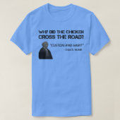 Funny Hume Philosophy Teacher Student Philosopher T-shirt (Design voorkant)