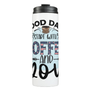 Funny Humor Coffee Quottes for Coffee Lovers GIFT Thermosbeker
