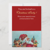 FUNNY, HUMOROUS SANTA  Foto Template Red Kaart (Achterkant)