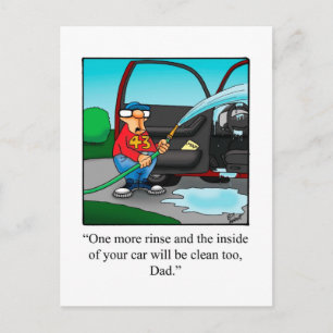 Funny "Humour de famille" Carte postale "Spectickl