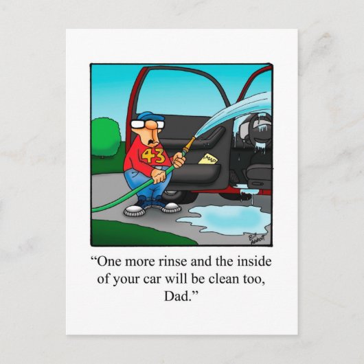 Funny "Humour de famille" Carte postale "Spectickl (Devant)