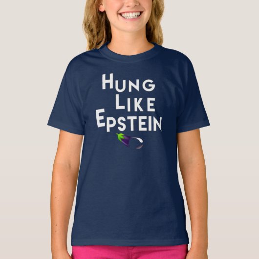 Funny hung als Epstein T-shirt (Voorkant)