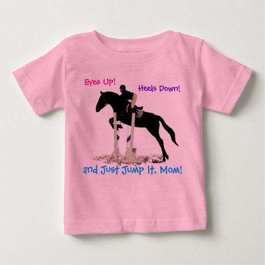 Funny Hunter/Jumper Equestrian Horse Kind Shirt (Voorkant)