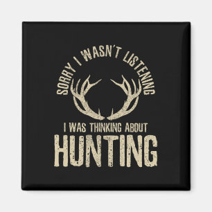 Funny Hunter Quote Gezegde Deer Venison Elk Hunter Magneet