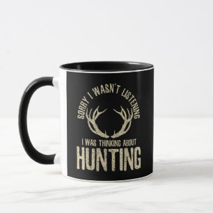 Funny Hunter Quote Gezegde Deer Venison Elk Hunter Mok
