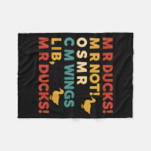 Funny Hunting Humor Tee For M R Ducks Fleece Deken (Voorkant (Horizontaal))