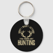 Funny Hunting Quote Saying Deer Venison Elk Hunter Sleutelhanger (Voorkant)