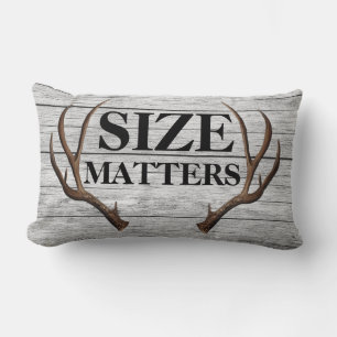 Funny Hunting Size Matters Kussen