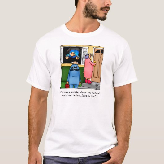 Funny Husband D.I.Y. Project Humor Tee Shirt (Voorkant)