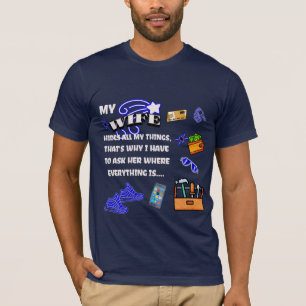 Funny Husband Handyman Verjaardag shirt van Vrouw
