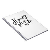 Funny Husband Honey Do List Notitieboek (Rechterzijde)