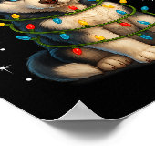 Funny Husky Dog Christmas Pj Pajama Men Women Pjs  Poster (Hoek)