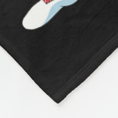 Funny Husky Dog Tree kerstlampjes Pajama Fleece Deken (Hoek)