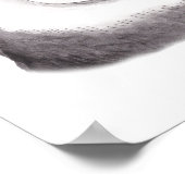 Funny Husky Poster Husky Dog Print Funny Dog face (Coin)