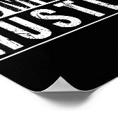 Funny Hustle Gift For Men And Women Cool Humble In Poster (Hoek)