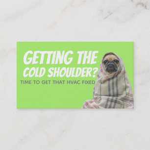 Funny HVAC slogans visitekaartjes