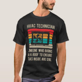 Funny Hvac-technicus T-shirt (Voorkant)