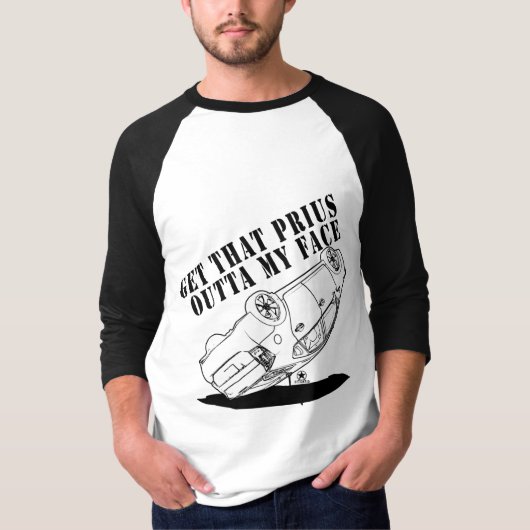 Funny Hybrid Prius Shirt (Voorkant)