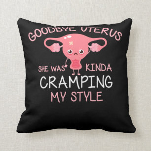 Funny Hysterectomy Uterus Removal Kussen