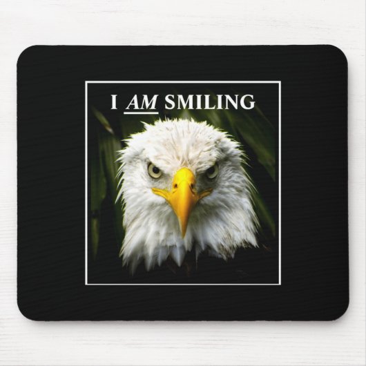 Funny I Am Smiling Mpy Eagle Photo  Muismat (Voorkant)