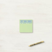 Funny "I are 100% Sane" 3"x3" Post-it® Notes (Op bureau)
