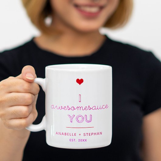 Funny I Awesomesauce You Valentijn Mok