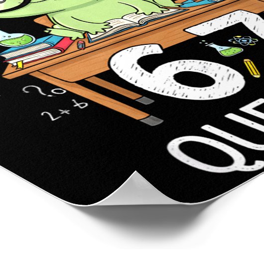 Funny I Axolotl 67 Questions Science Axolotl Boys Poster (Hoek)