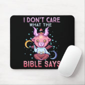 Funny I Dont Care What Bible Says Muismat (Met muis)