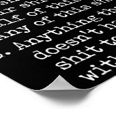 Funny I Dont Have Time For Sarcastic Humor Jokes  Poster (Hoek)