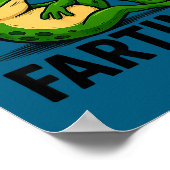 Funny I Farting Frog Sometimes Just Poster (Hoek)