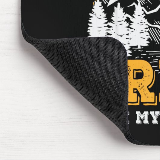 Funny I Hug Trees Chainsaw Logger Mountain Design Muismat (Hoek)