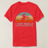 Funny I Just Really Like Motocross OK Design  T-shirt (Design voorkant)