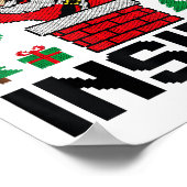 Funny I Like To Slide Inside Santa Ugly Christmas  Poster (Hoek)