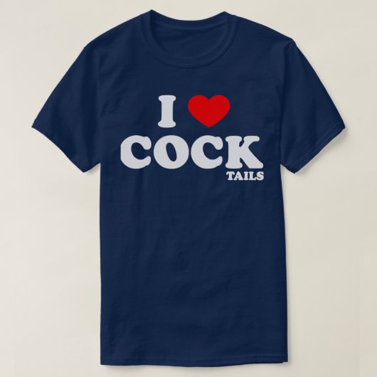 Funny I Love Cocktails I Heart Cocktails Drink T-shirt (Design voorkant)