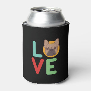 Funny I love French Bulldog I Heart my Hondenliefh Blikjeskoeler