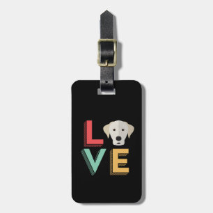Funny I Love Labrador I Heart My Dog Puppy Lover Bagagelabel