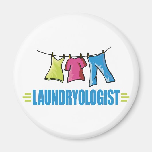 Funny I Love Laundry Magneet (Voorkant)