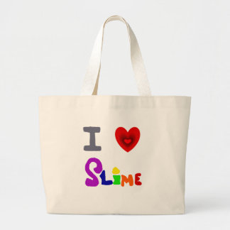Funny I Love Slime Art Grote Tote Bag