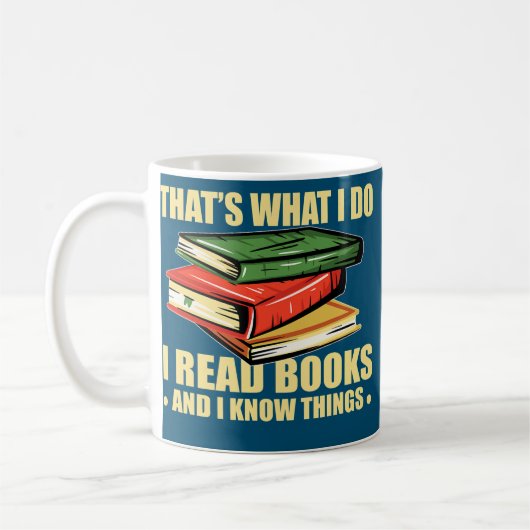 Funny I Read Books Koffiemok (Links)