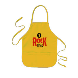 Funny I ROCK DEZE Text Graphic Kinder Schort