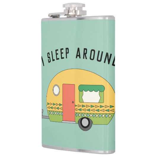 Funny I Sleep rond RV Camper Heupfles (Links)