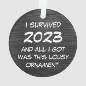 Funny I Survived 2023 et tout ce que j'ai eu c'éta (dos)