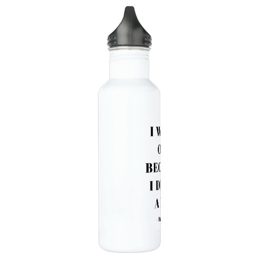 Funny I work out Gym Exercise Quote Personated Waterfles (Links)