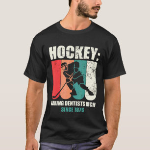 Funny Ice Hockey Player maakt tandartsen rijk T-shirt