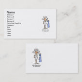 Funny ICU Zurse T-shirts en cadeautjes Visitekaartje (Voorkant / Achterkant)