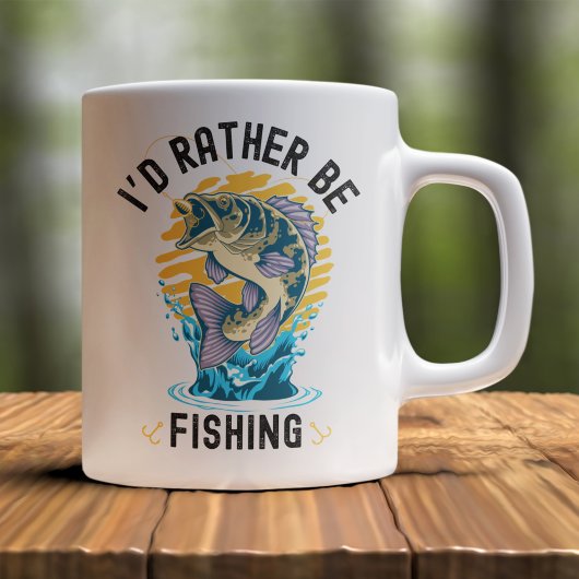 Funny I'd rather be fishing Koffiemok